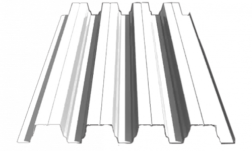 Профлист Н75-0,8 ПЭ RAL 9003