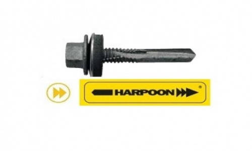 Саморез 5,5х32 для проф.листа HARPOON с EPDM HE5-R-Z19