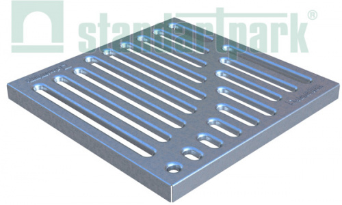 Решетка водоприемная Basic Вершина стальная оцинкованная (щелевая)