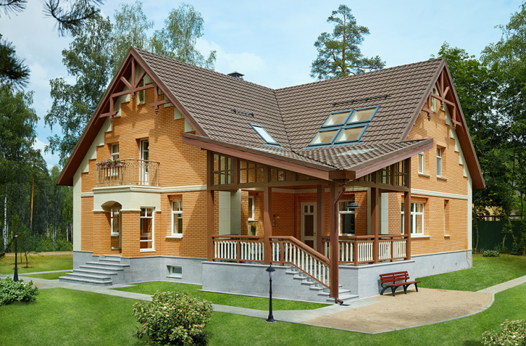 Черепица Metrotile Romana Кофейно-серый